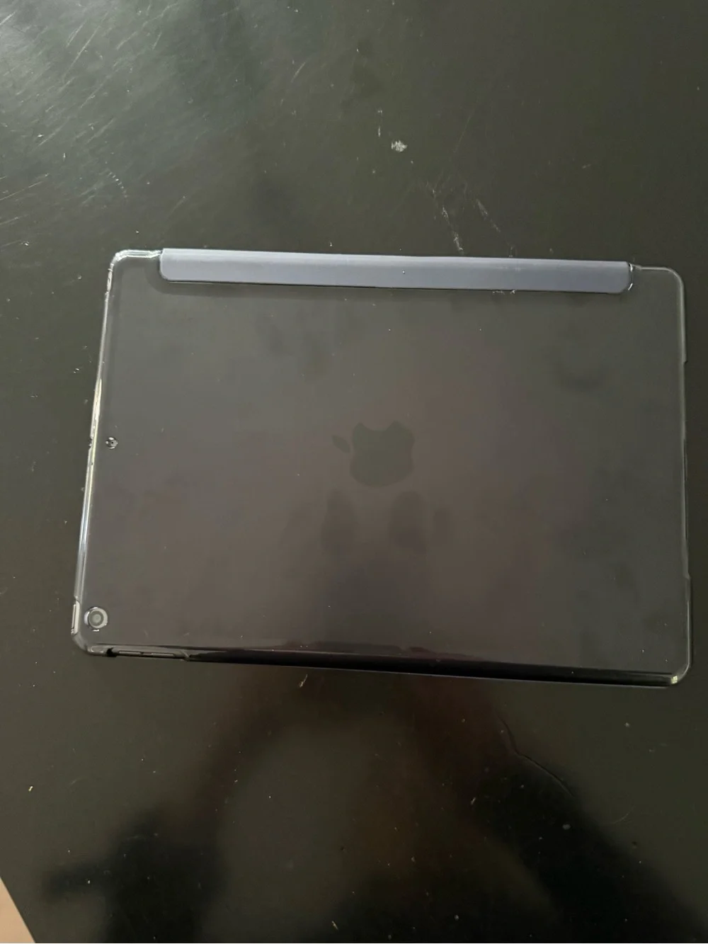 Apple ipad showing
